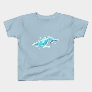 Roger - Watercolor Whale Kids T-Shirt